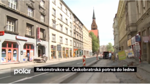 Rekonstrukce ulice Českobratrská v centru Ostravy potrvá do ledna